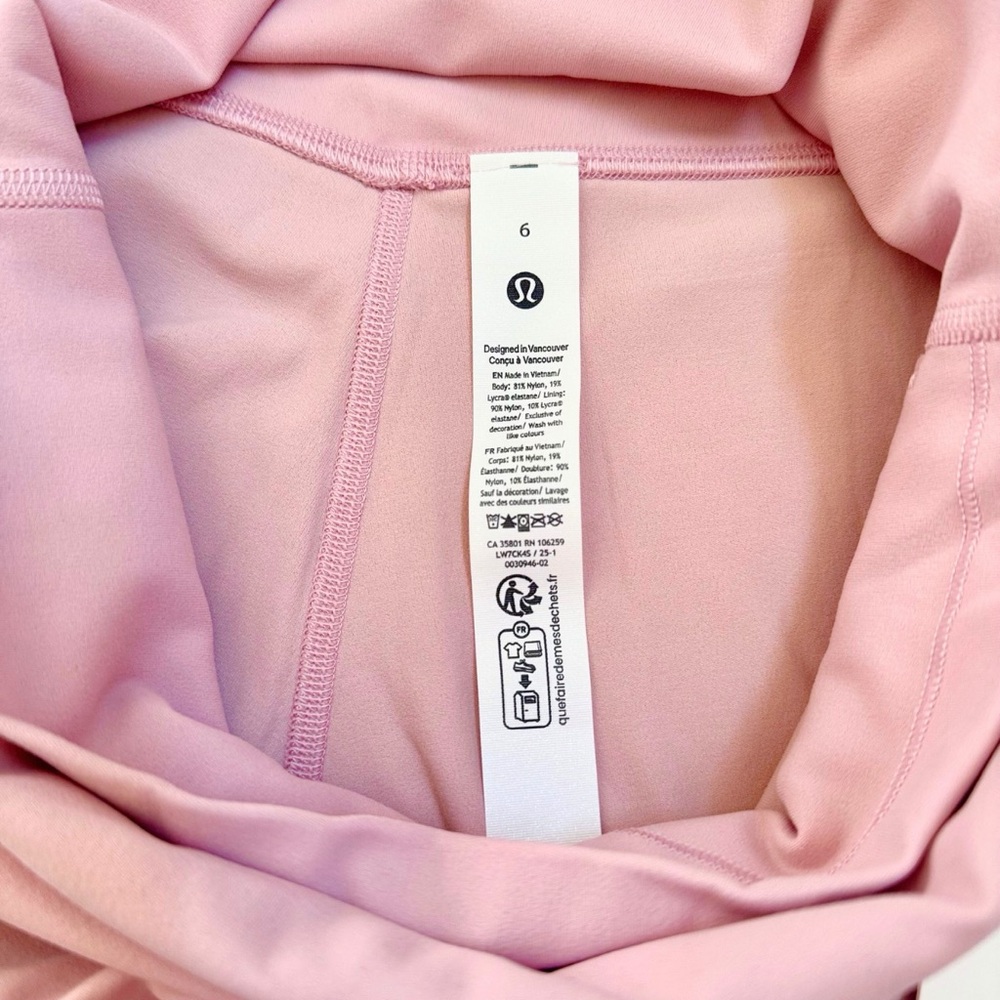 NWT Lululemon Align High-Rise Short 6” – Pink Haze – Size 6 - Picture 7 of 10